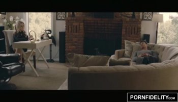 Madison Chandler convulsing from passion on big rod